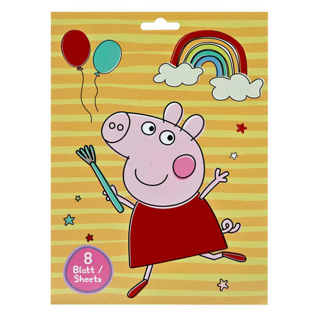 Książka z naklejkami Tajna Świnka Peppa z 8 kartkami