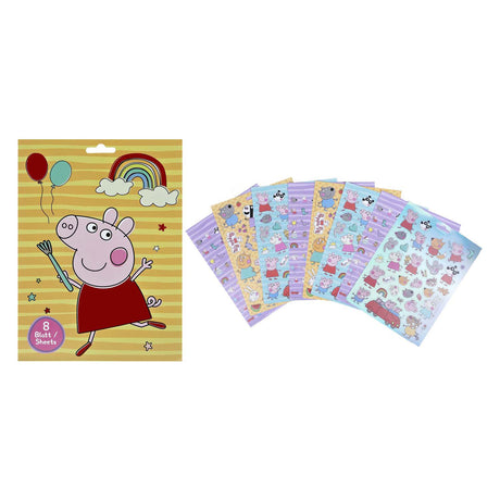 Książka z naklejkami Tajna Świnka Peppa z 8 kartkami