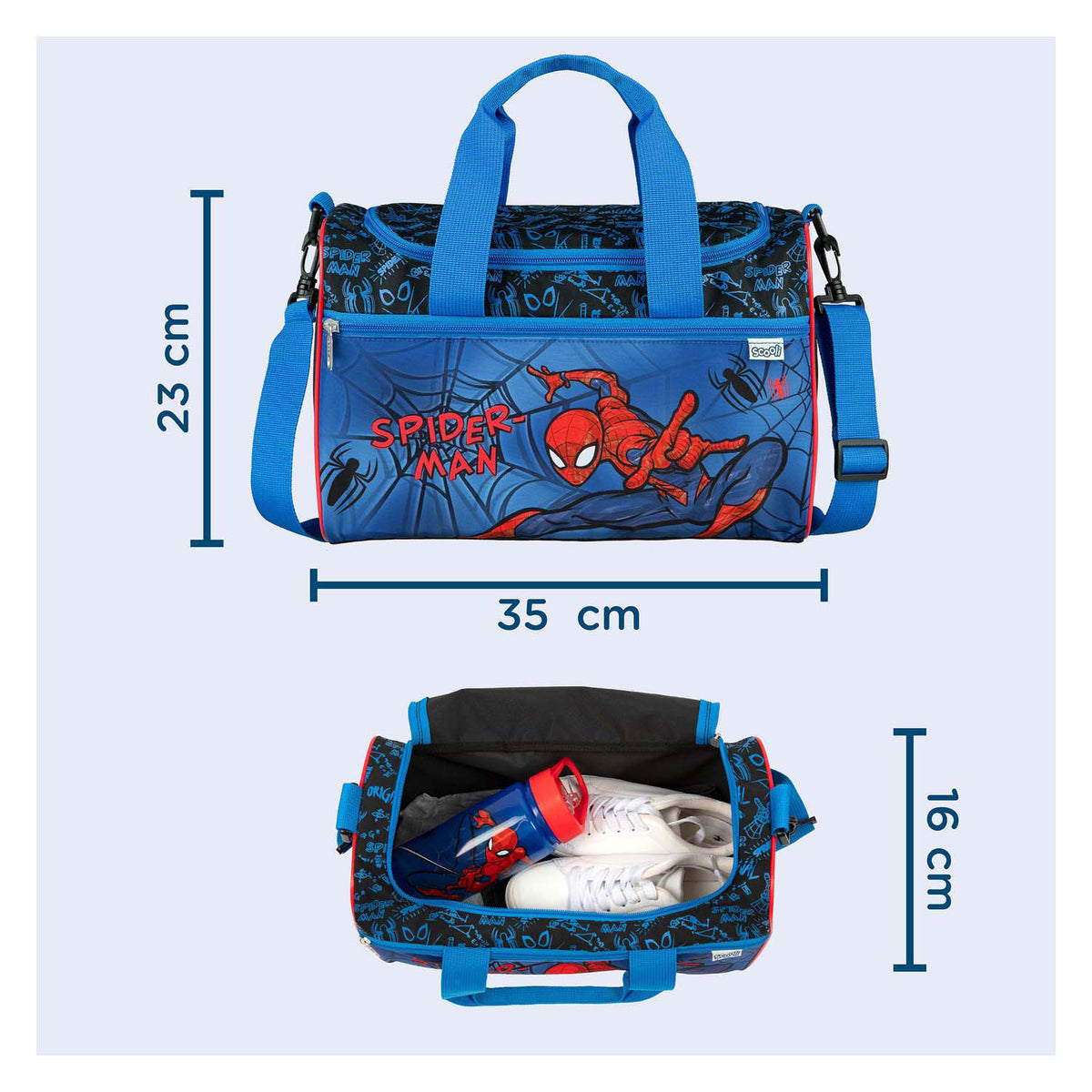 Spider-man undercover sports bag
