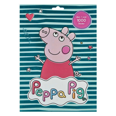 Arkusze naklejek Undercover Świnka Peppa - 1000 szt.