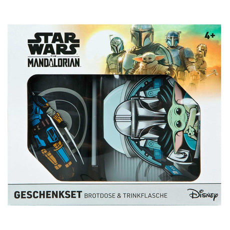 Seria Undercover Star Wars - pudełko śniadaniowe i zestaw butelek - czarne - 500ml
