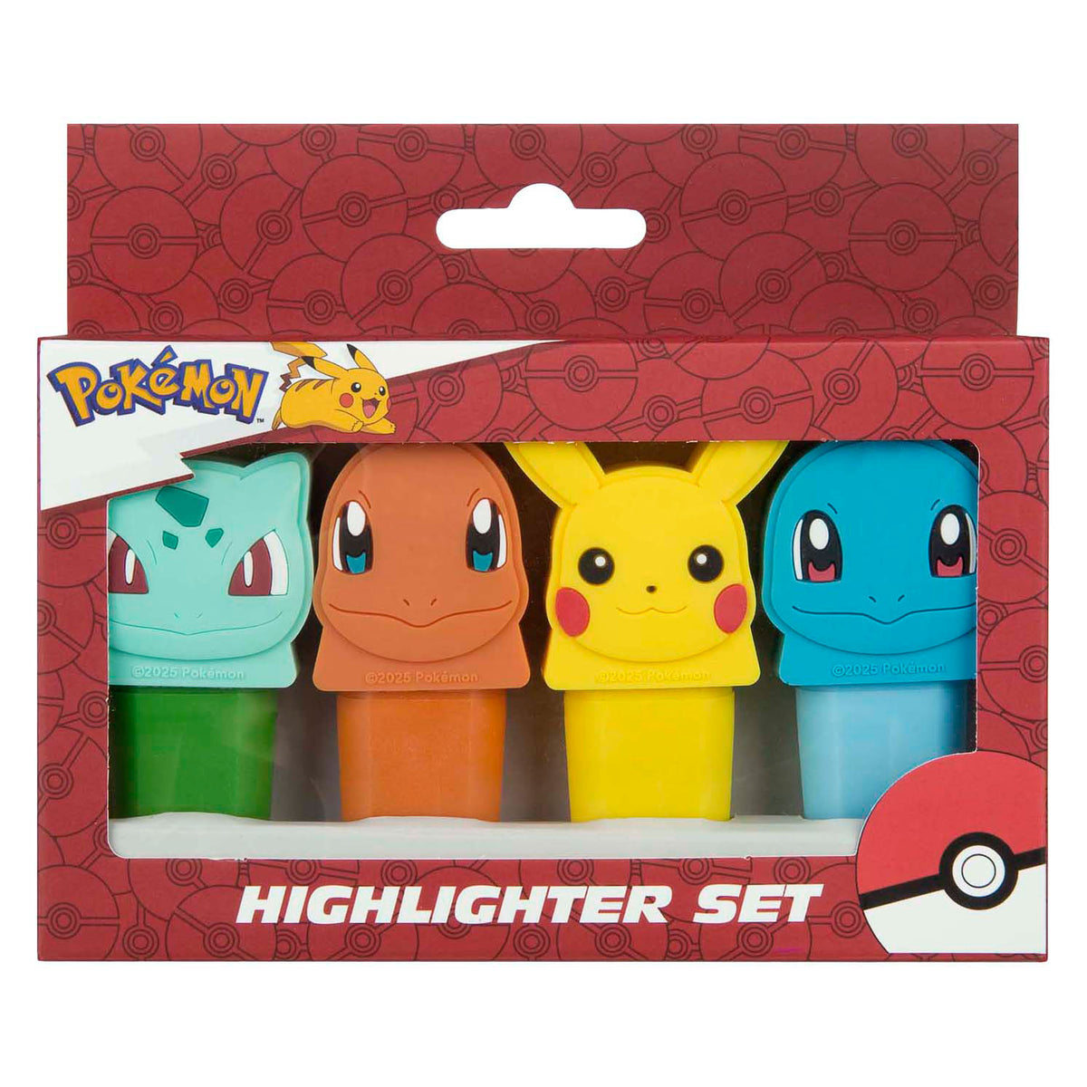 Undercover mini zakreślacze pokemon - 4 szt.