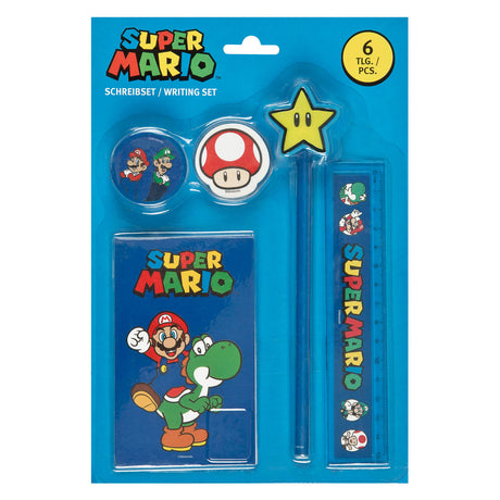 Zestaw do pisania Super Mario - 6 szt.