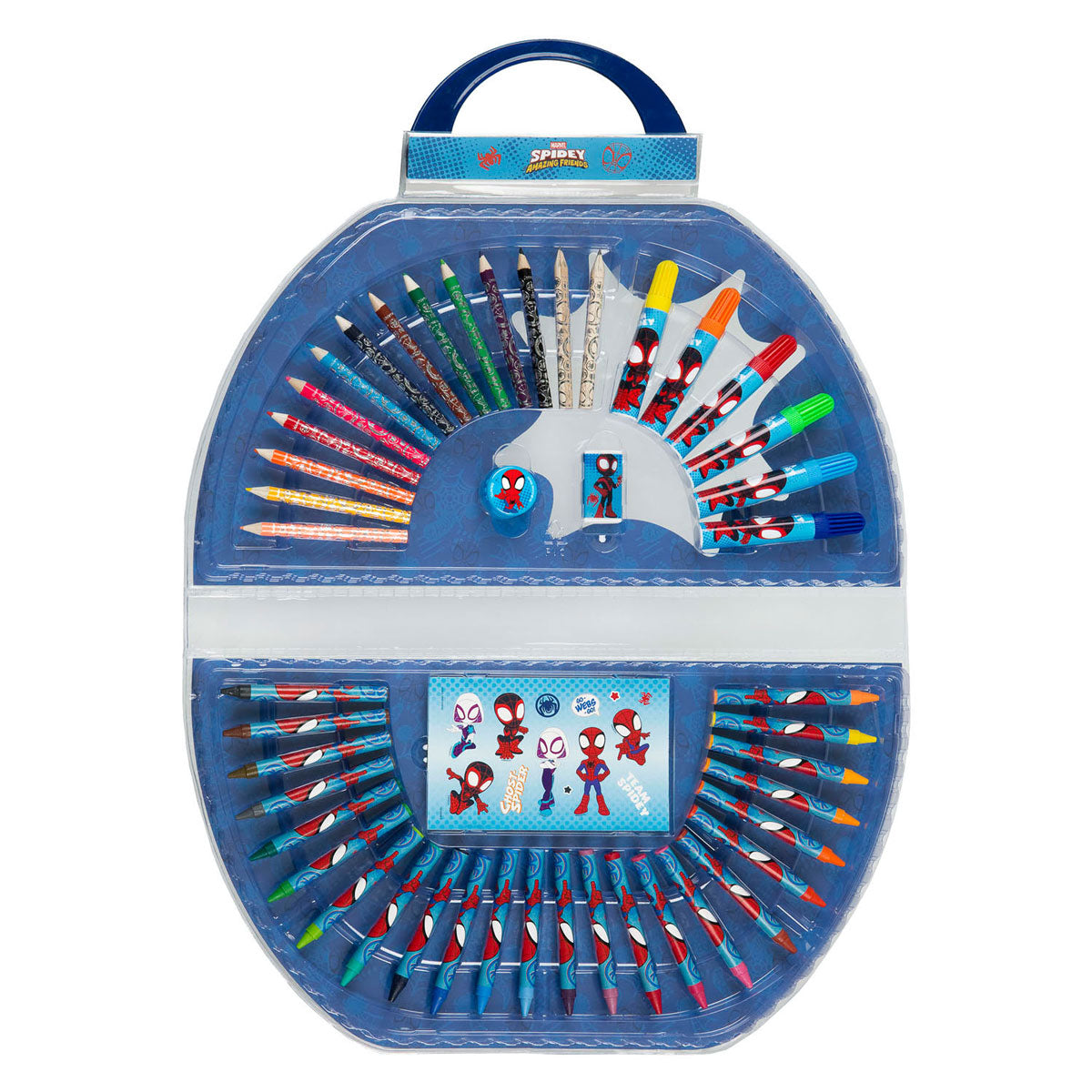 Kolorowe etui Undercover spidery - 48 szt.