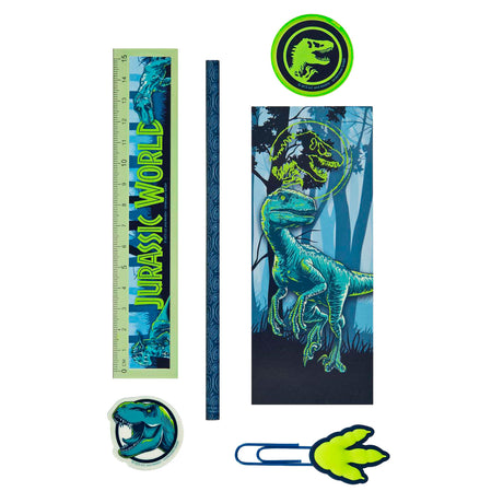 Zestaw na biurko Undercover Jurassic World - 7 sztuk.