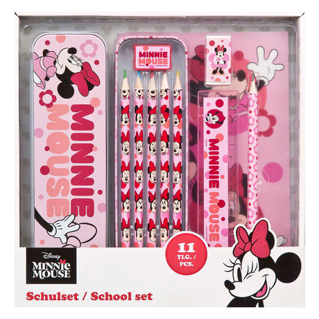 Zestaw papeterii Disney Myszka Minnie - 11 szt.