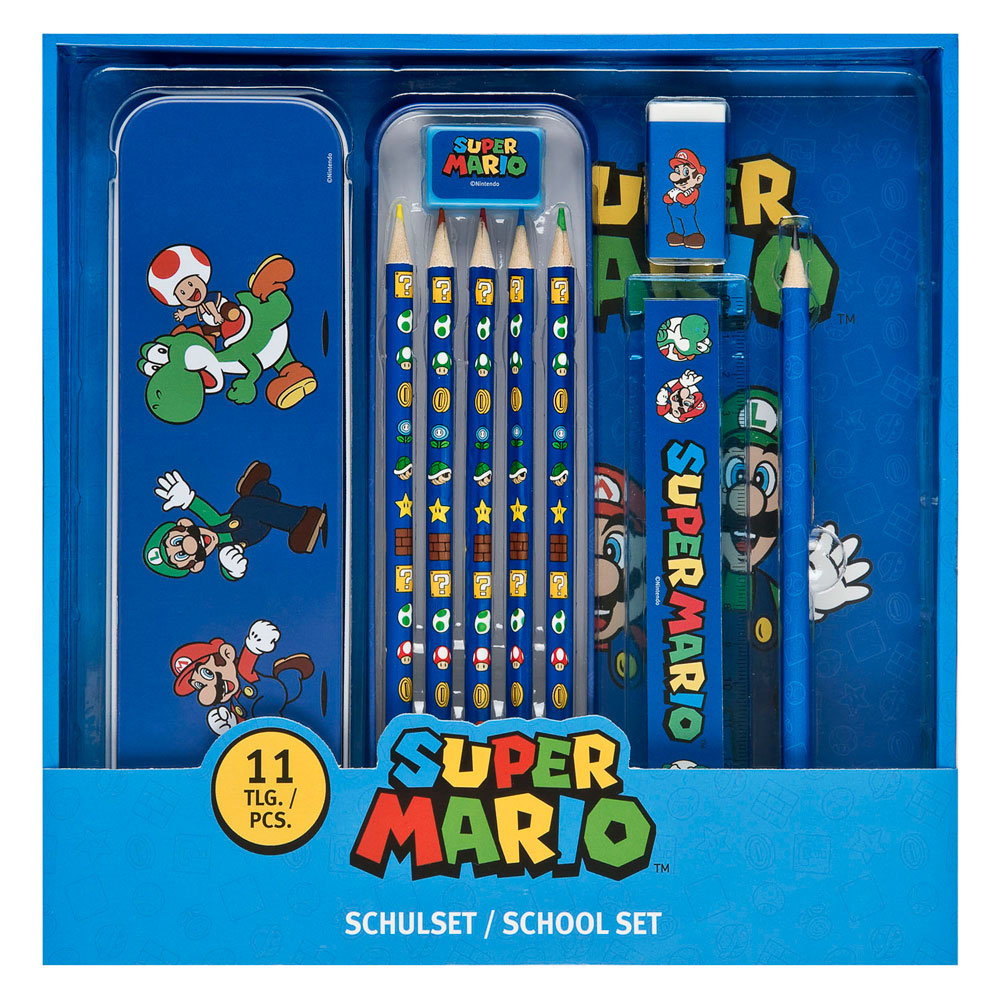 Zestaw papeterii Undercover Super Mario - 11 szt.