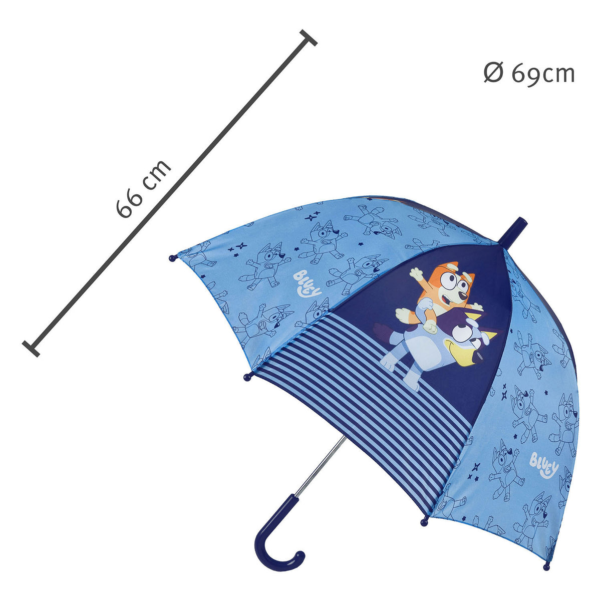 Tajny parasol w kolorze niebieskim