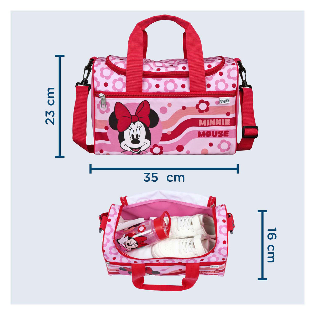 Torba sportowa Undercover z myszką Minnie