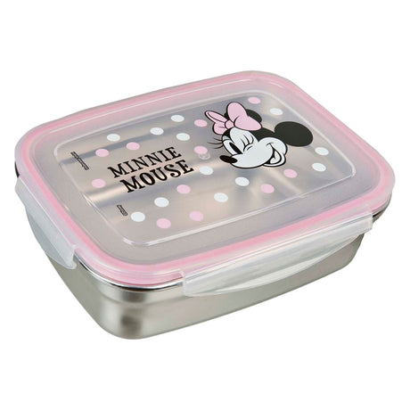 Tajne metalowe pudełko na lunch z Myszką Minnie