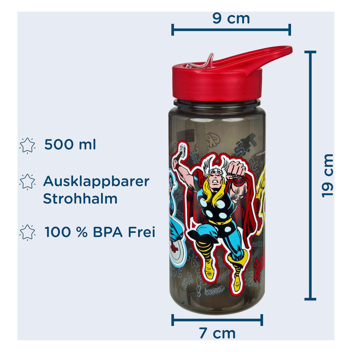 Butelka do picia Undercover Aero Marvel Avengers - 500ml