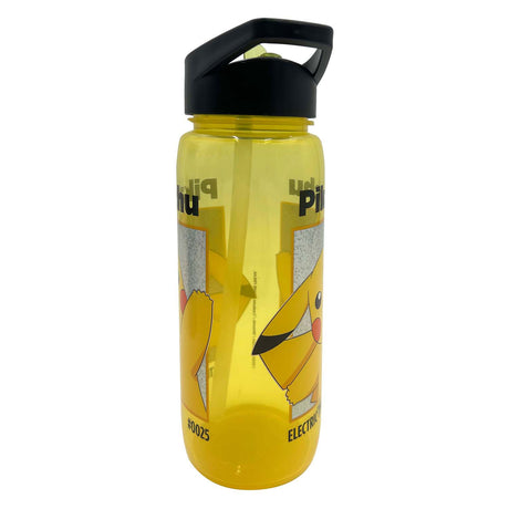 Butelka do picia Pokémon Pikachu żółta - 600 ml. z dziobkiem do picia