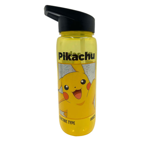 Butelka do picia Pokémon Pikachu żółta - 600 ml. z dziobkiem do picia