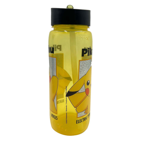 Butelka do picia Pokémon Pikachu żółta - 600 ml. z dziobkiem do picia