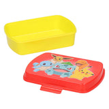 Zabawne plastikowe pudełko na kanapki Pokémon Red