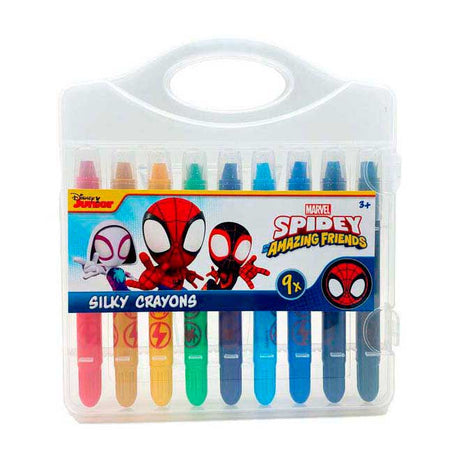 Kredki żelowe Disney Spidey - 9 szt