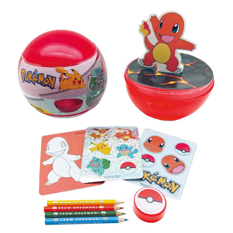 Niemarkowy zabawny zestaw Charmander z gumką Sans Marque Pokemon.