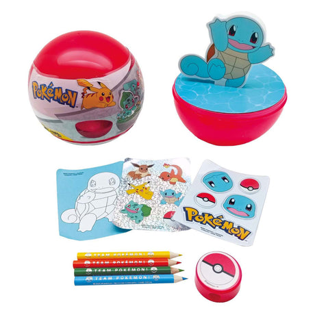 Bezmarkowy zestaw zabawnych gumek do squirtle Sans Marque Pokemon.