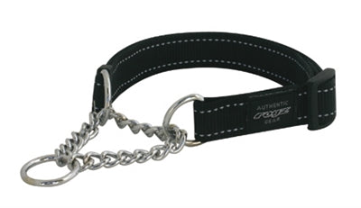 Rogz for Dogs Lumberjack Half Slip kołnierz czarny