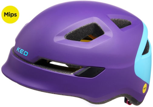 Kask rowerowy Pop Mips - mały (48-52 cm) - fioletowe niebo