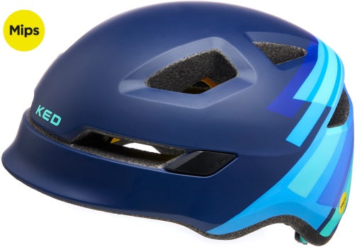 Ked rowerowy hełm pop MIPS MAŁY (48-52 cm) niebieski