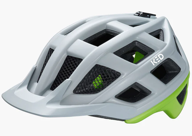 Ked rowerowy hełm Crom XL (60-64 cm) Grey Miękki Zielony Matt