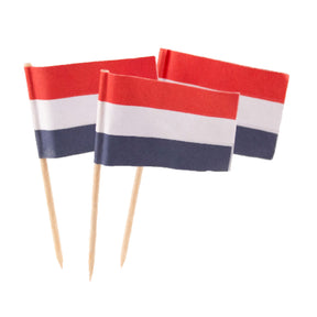Folat bv kije koktajlowe Flaga holenderska, 50 szt.