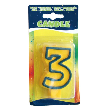 Folat BV Birthday Candles Fun - 3 lata