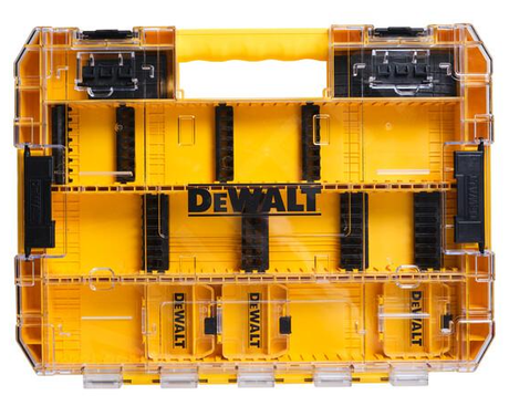 Dewalt Hard Case+ - organizery na akcesoria - 440mm x 330mm x 52mm - ochrona przed wodą i kurzem - możliwość personalizacji w wielokrotnościach