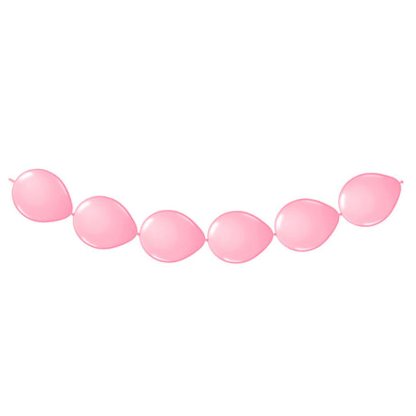 Balony w kształcie różowych guzików Folat bv, 8 szt.