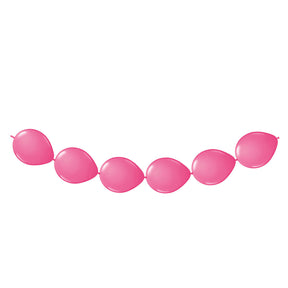 Balony guzikowe Folat bv magenta, 8 szt.
