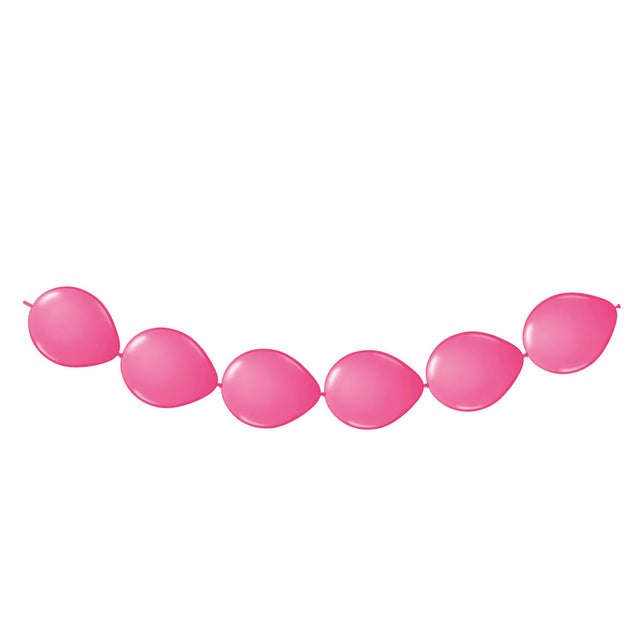 Balony guzikowe Folat bv magenta, 8 szt.