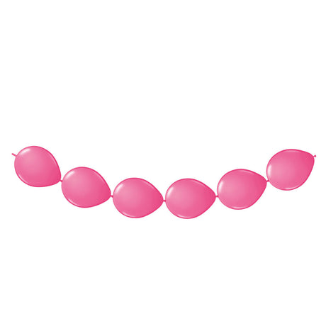 Balony guzikowe Folat bv magenta, 8 szt.