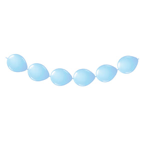 Balony w guziki Folat bv jasnoniebieskie, 8 szt.