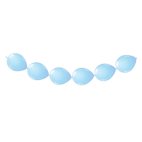 Balony w guziki Folat bv jasnoniebieskie, 8 szt.
