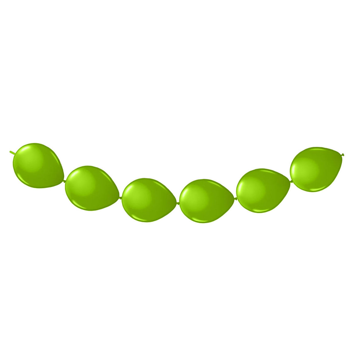 Balony guzikowe Folat bv limonkowo-zielone, 8 szt.