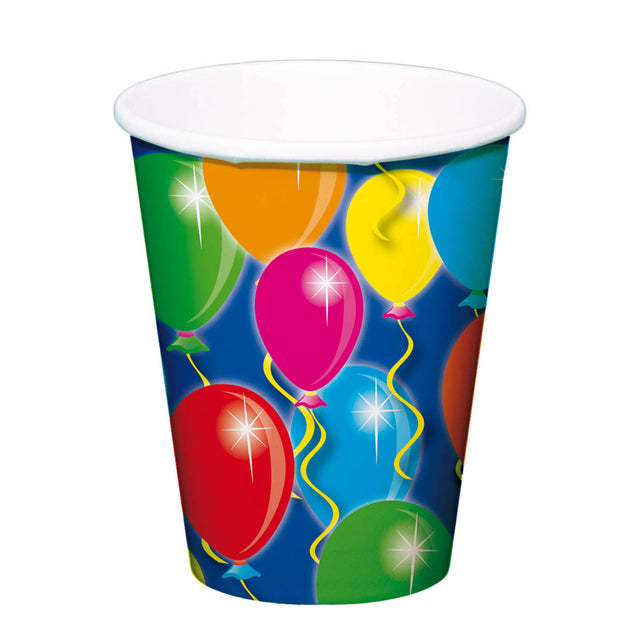 Balony Folat bv kubki, 8 szt.