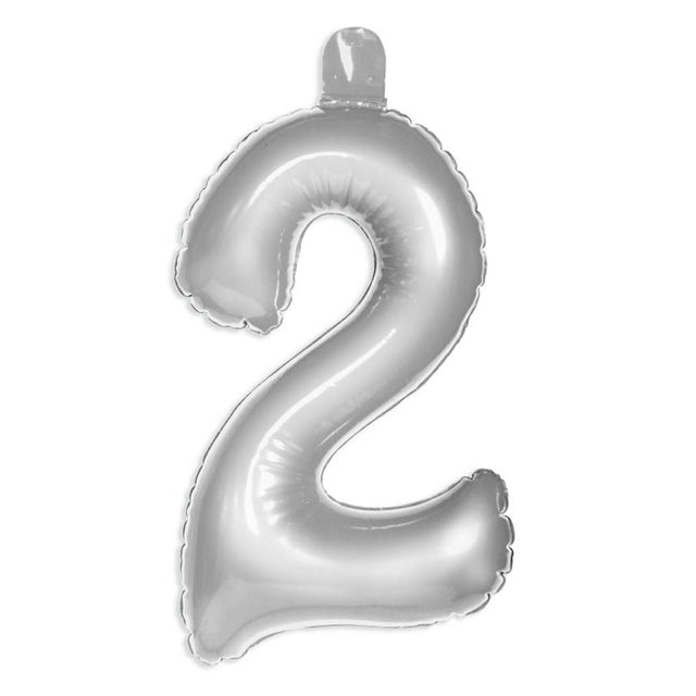 Folat bv figure balon 2 srebrny