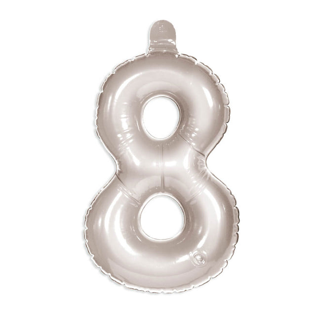 Folat bv figure balon 8 srebrny
