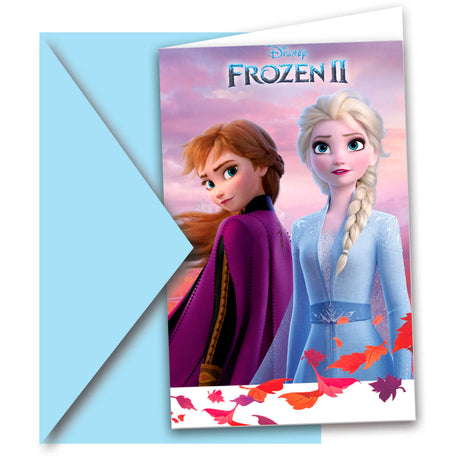 Folat bv Disney Kraina Lodu 2 zaproszenia, 6 szt.