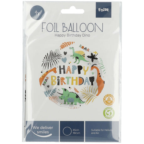 Folat bv balon foliowy dinozaur 45 cm