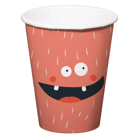 Folat bv kubki papierowe Monster Bash 250ml, 6 szt.