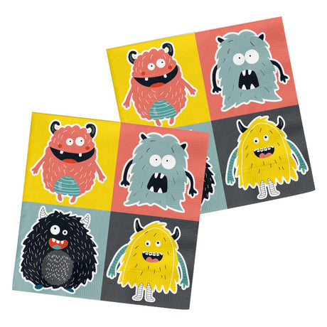 Folat bv serwetki Monster Bash, 20 szt.