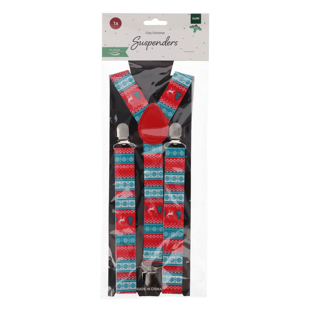 Folat bv bretels fairisle cozy christmas