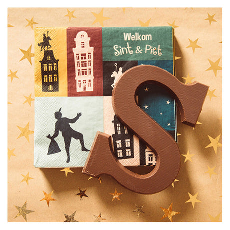 Servetten welkom sint piet 33x33cm - 20st.