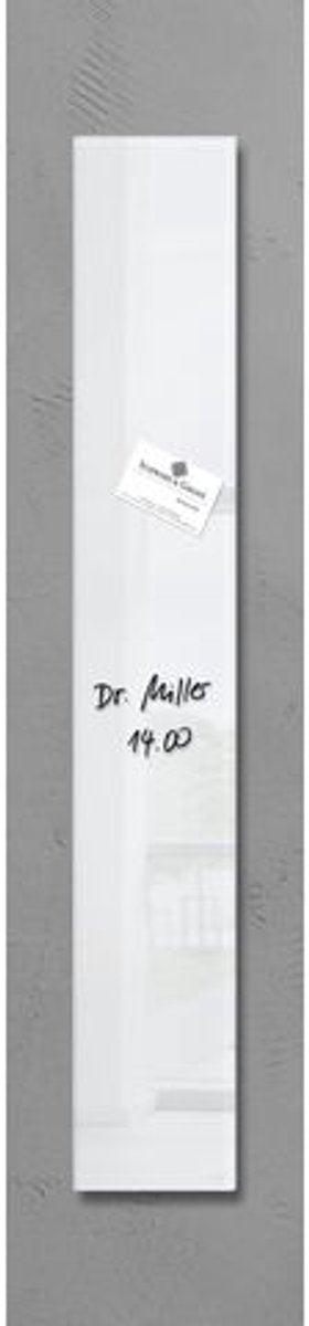 Tablica magnetyczna szklana Sigel - artverum - 12x78cm - super biała - si-gl101