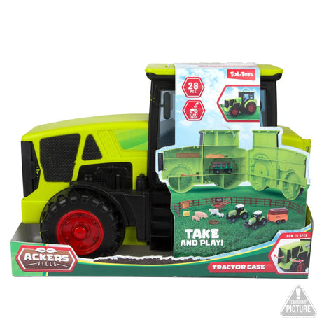 Zestaw do zabawy w gospodarstwo rolne Toi-toys, 33 elementy, w walizce na traktor