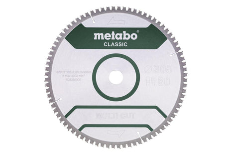 Akcesoria Metabo do pił tarczowych | wielokrotna klasyka | 305x30mm | z80 fz tz 5° neg - 628286000
