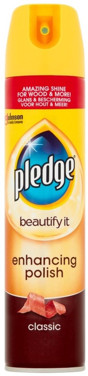 Spray nabłyszczający do drewna Pledge - 250ml