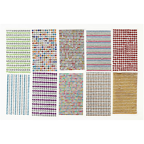 Firma Creativ https: www.cchobby.nl stick-on-strassteen-d-4-6-mm-sheet-16x9-5-cm-diverse-colors-10-sheet-1-box